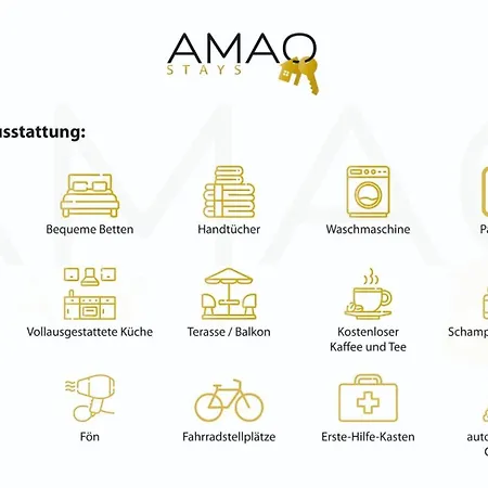 شقة Amao Pearl - Rollstuhlgerechte - 94 Qm - Balkon & Tiefgarage - Aufzug - Naehe Messe - Bis 10 Pers 2whg *
